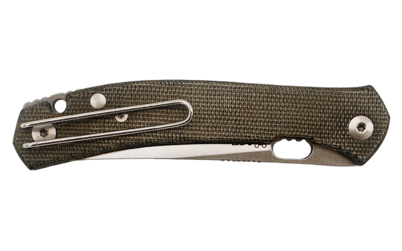 GiantMouse ACE Bleecker Gets a Green Canvas Micarta 1