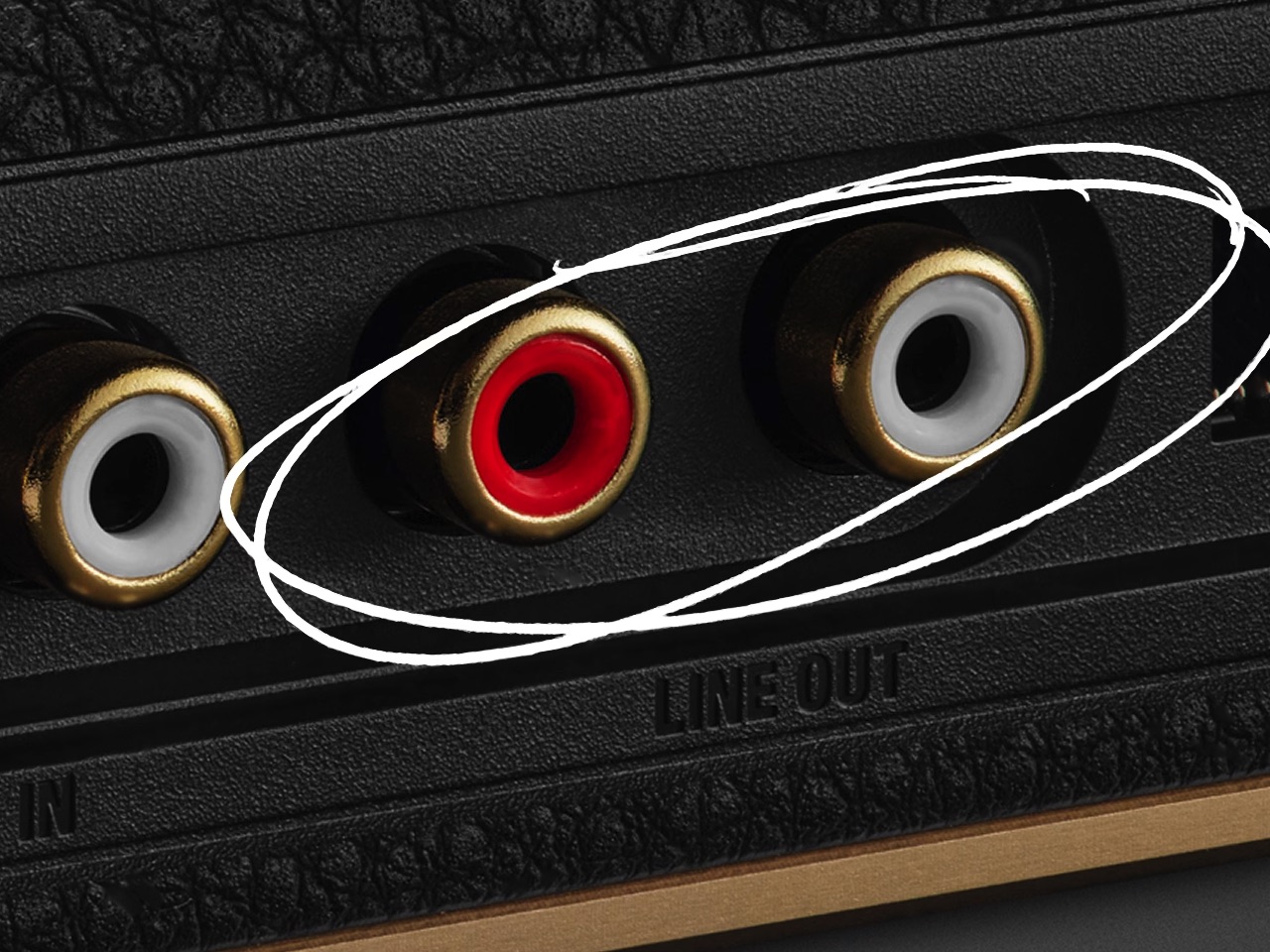 Marshall Heddon Bluetooth Speaker RCA IN OUT