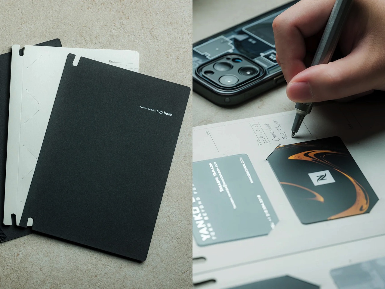 Memento Business Card Log