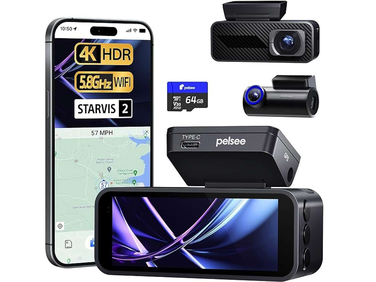 Pelsee P1 Pro 4K Dash Camera Photos
