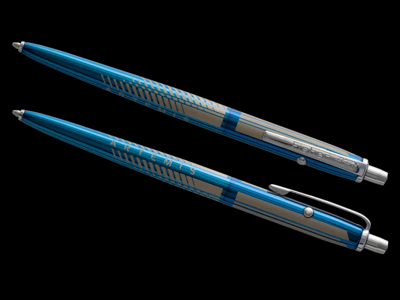 Blue Titanium Nitride Astronaut Space Pen