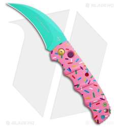 Boker Dessert Warrior Kalashnikov Hawkbill Automatic Knife Pink Price