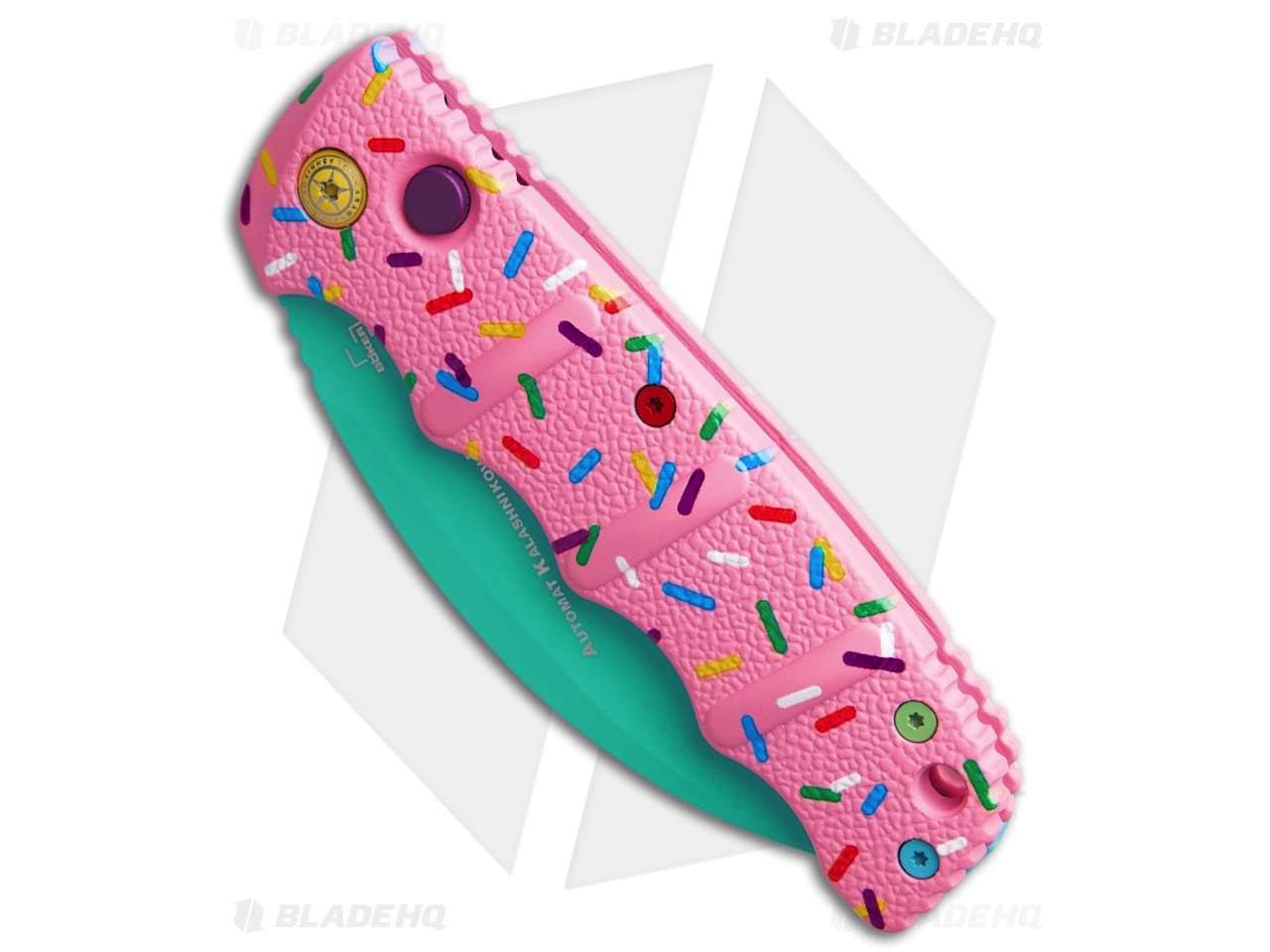 Boker Dessert Warrior Kalashnikov Hawkbill Automatic Knife Pink Where to Buy