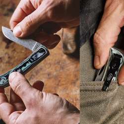 Case Crossroads Smooth Seafoam Green Burl G-10 XR Sod Buster Jr Knife Pricing