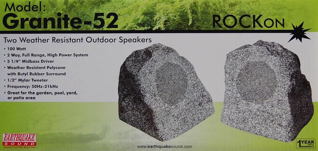 Earthquake Sound Granite-52 Outdoor Speakers