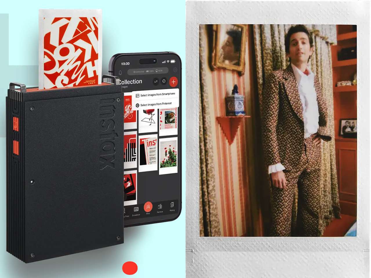 Fujifilm instax mini Link+ Smartphone Printer Design