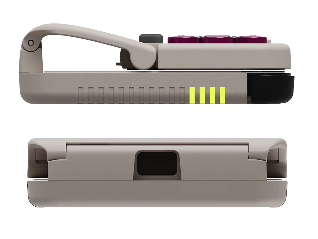 Handheld gaming controller with phone