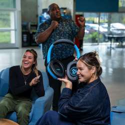 JLab Blue XL Speaker Headphones Launch