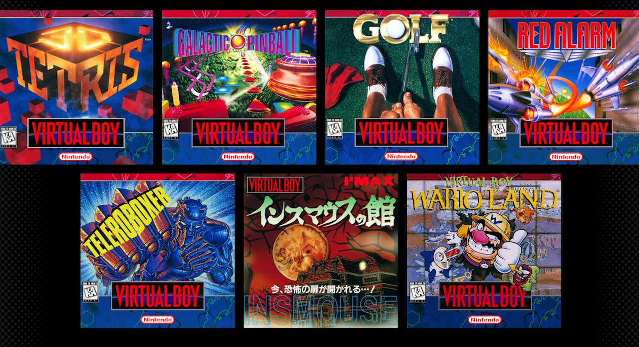 Nintendo Virtual Boy Games