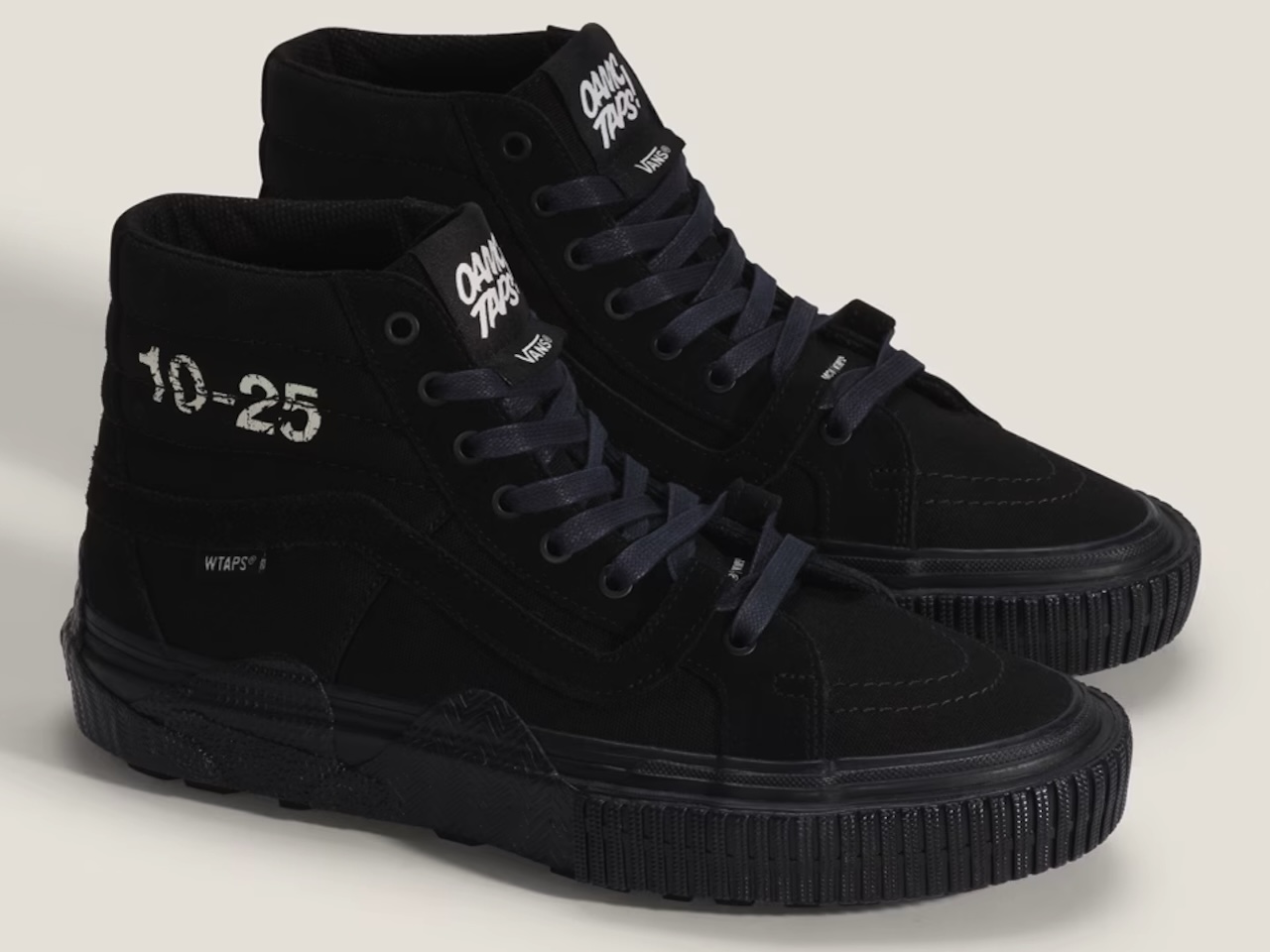 OTW by Vans x OAMC x WTAPS Black Sk8-Hi GL Lug