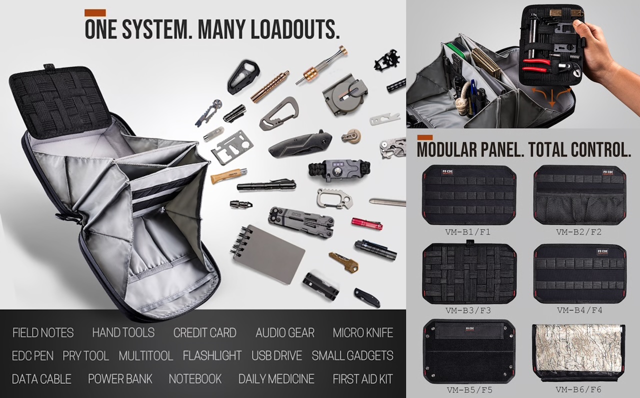 PD EDC VAULT M2 Organizer Pouch Images