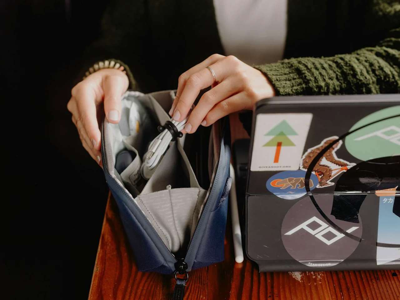 Peak Design Small Tech Pouch Midnight Blue