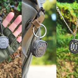 RODMAN ED08 Coin-Sized Titanium Magnetic Flashlight with 5 Light Colors Availability 2