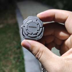 RODMAN ED08 Coin-Sized Titanium Magnetic Flashlight with 5 Light Colors Price