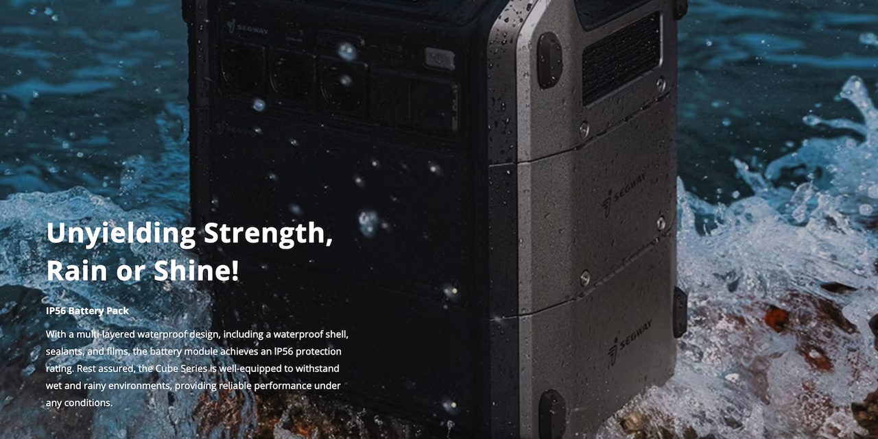 Segway Cube 1000 Portable Power Station Advantage