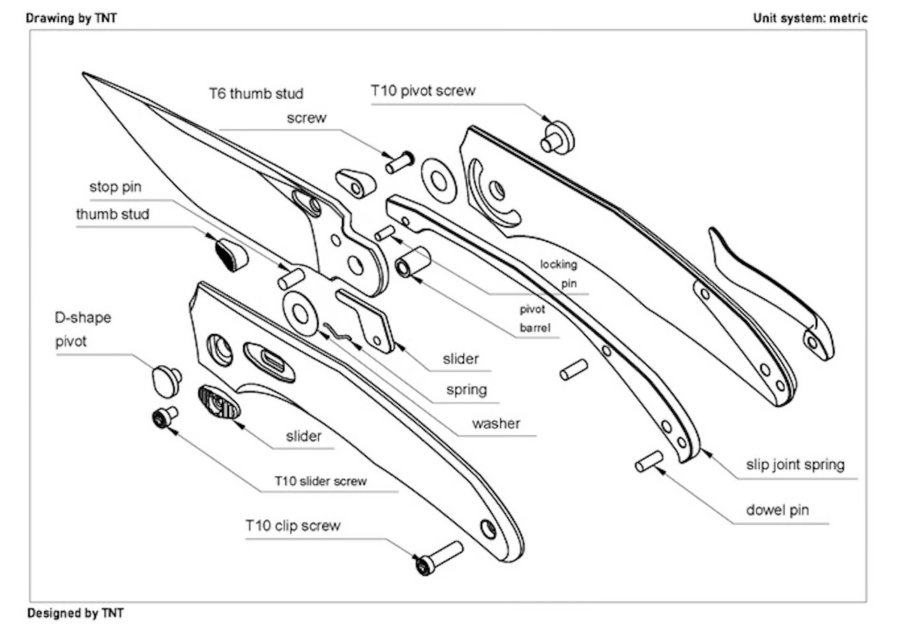 TNT Knives Slip Bang Product Design