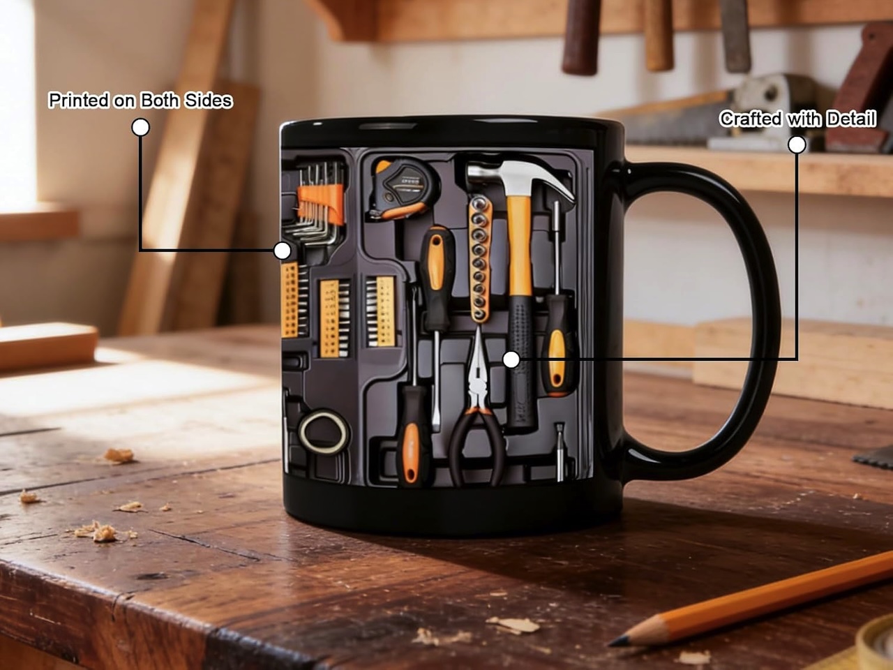 Toolbox Mechanic Ceramic Coffee Mug Novelty Item