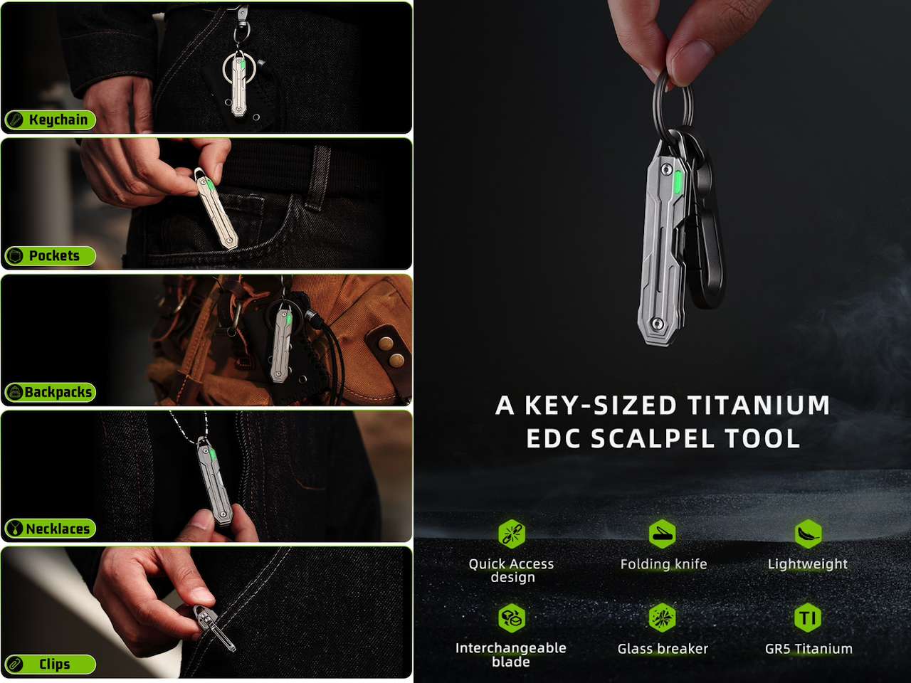 titanium EDC tool