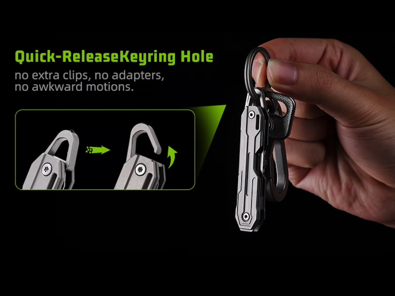 titanium keychain tool