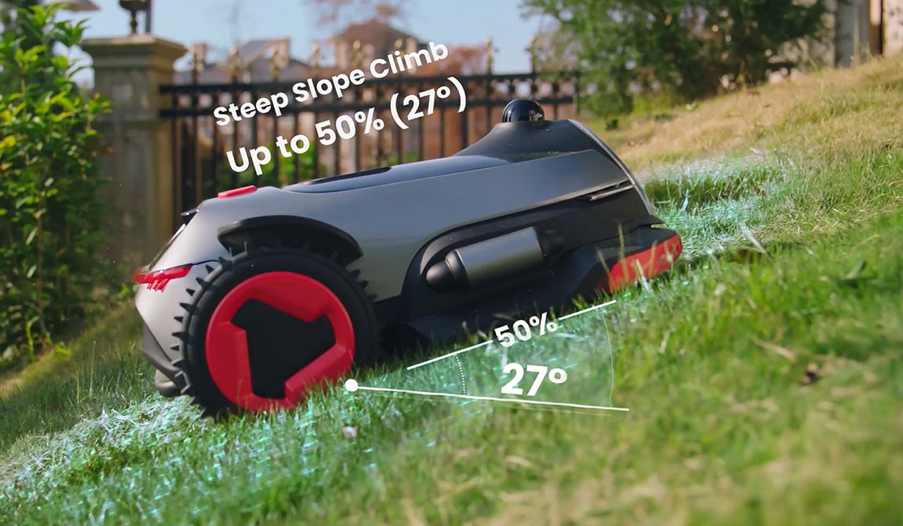 All Terrain Capability Handling Inclines
