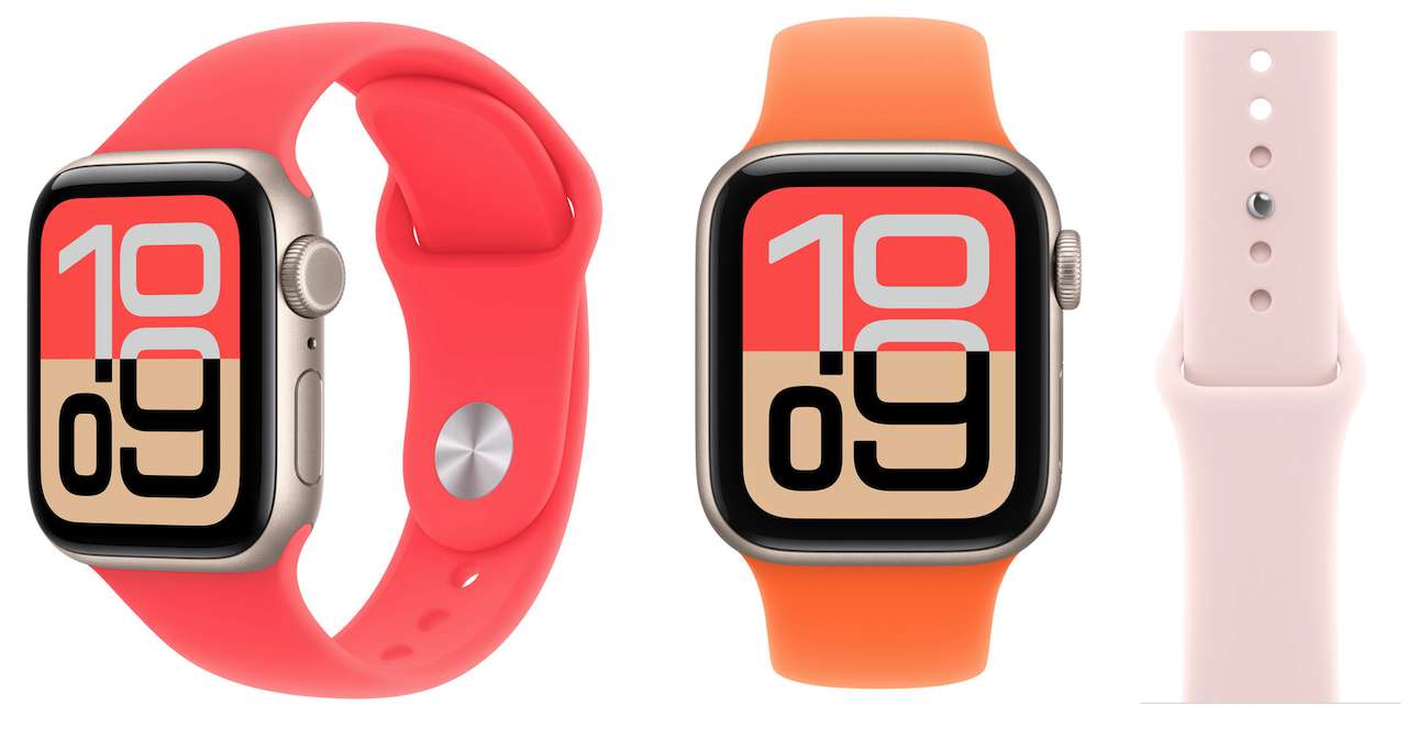 Apple Watch 40mm Bright Guava Clementine Soft Pink Sport Band