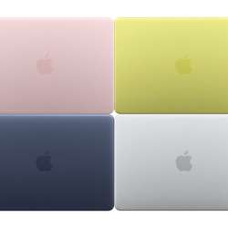 Colors Macbook Neo - Silver Blush Citrus Indigo