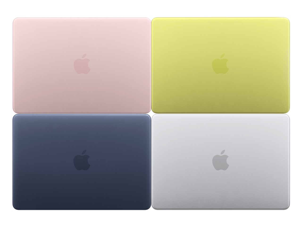 Colors Macbook Neo - Silver Blush Citrus Indigo