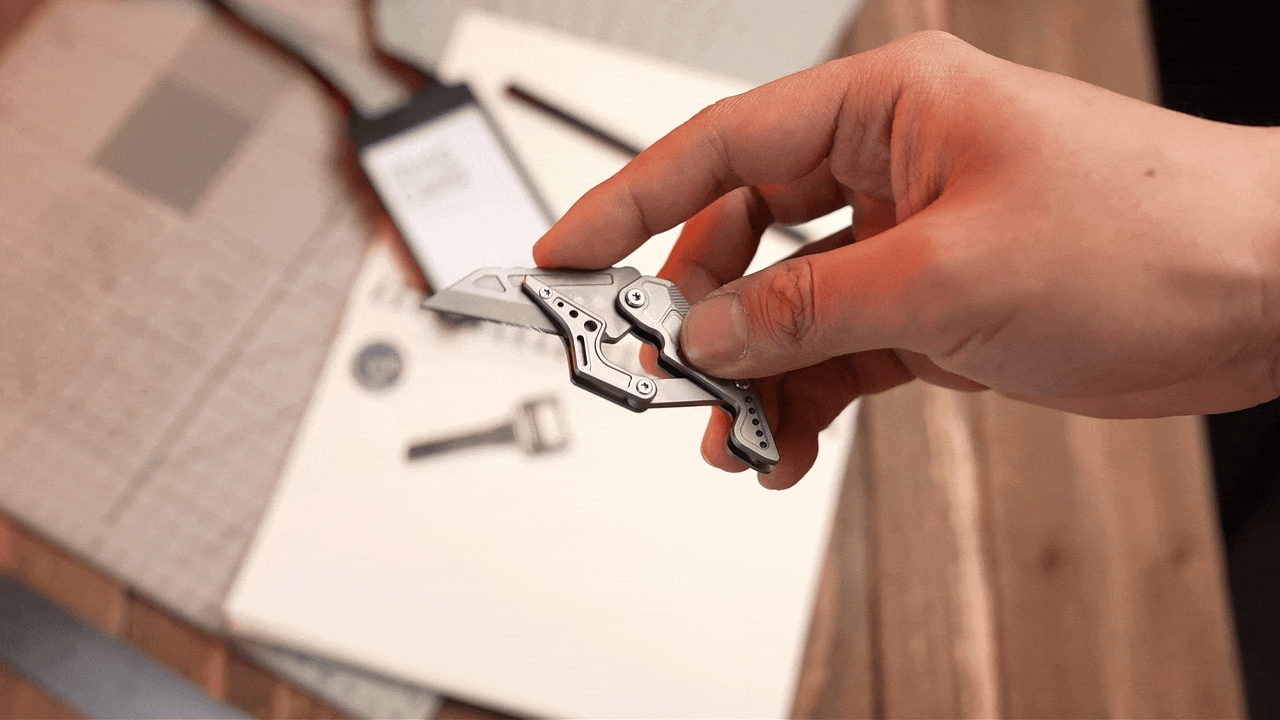 EDC LINKFIN Compact Sliding-Link Knife