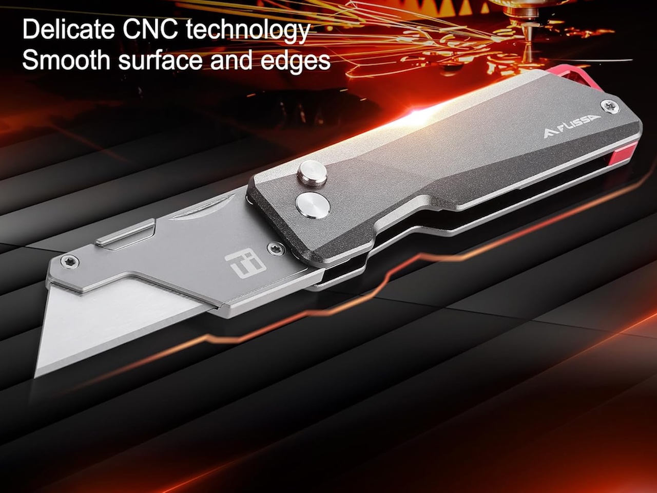 Flissa Advanced Titanium Utility Knife