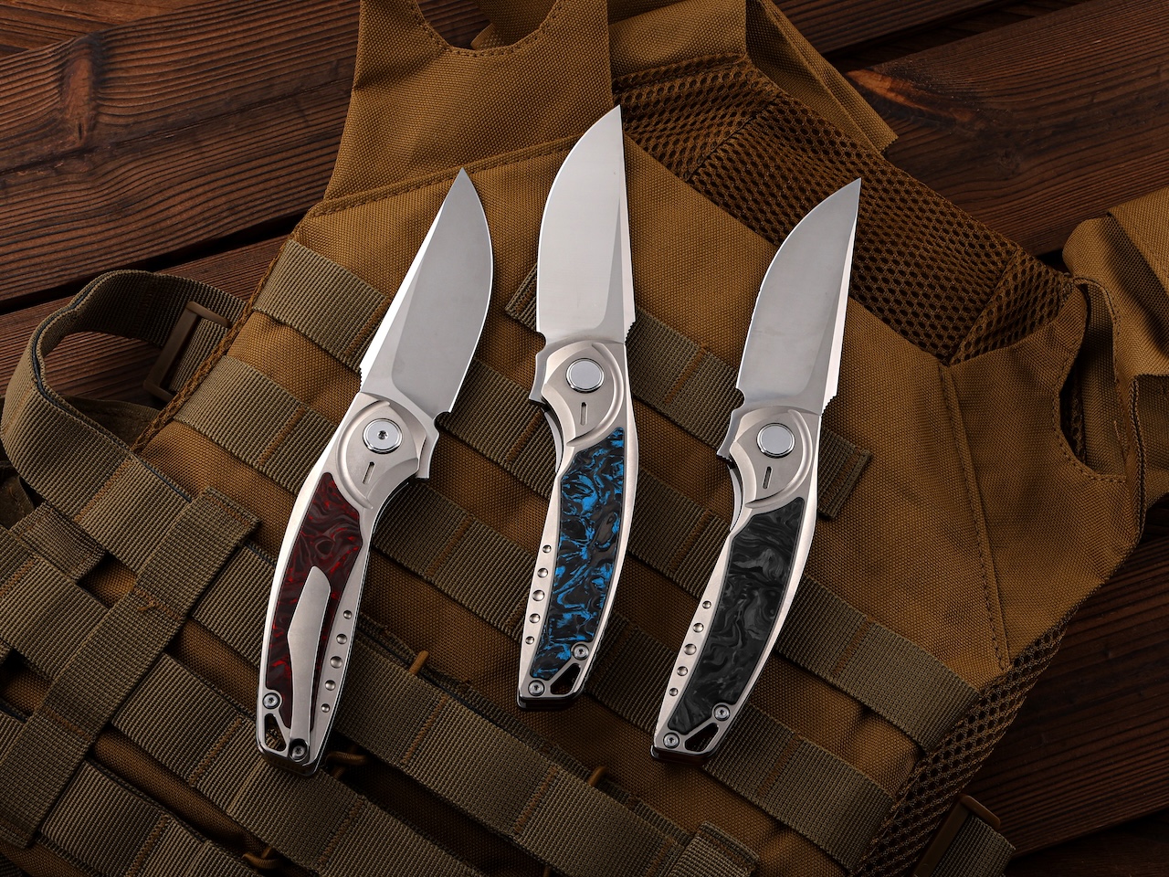 GraphiX Ti Carbon Folding Knife M390 D2 Blade Kickstarter