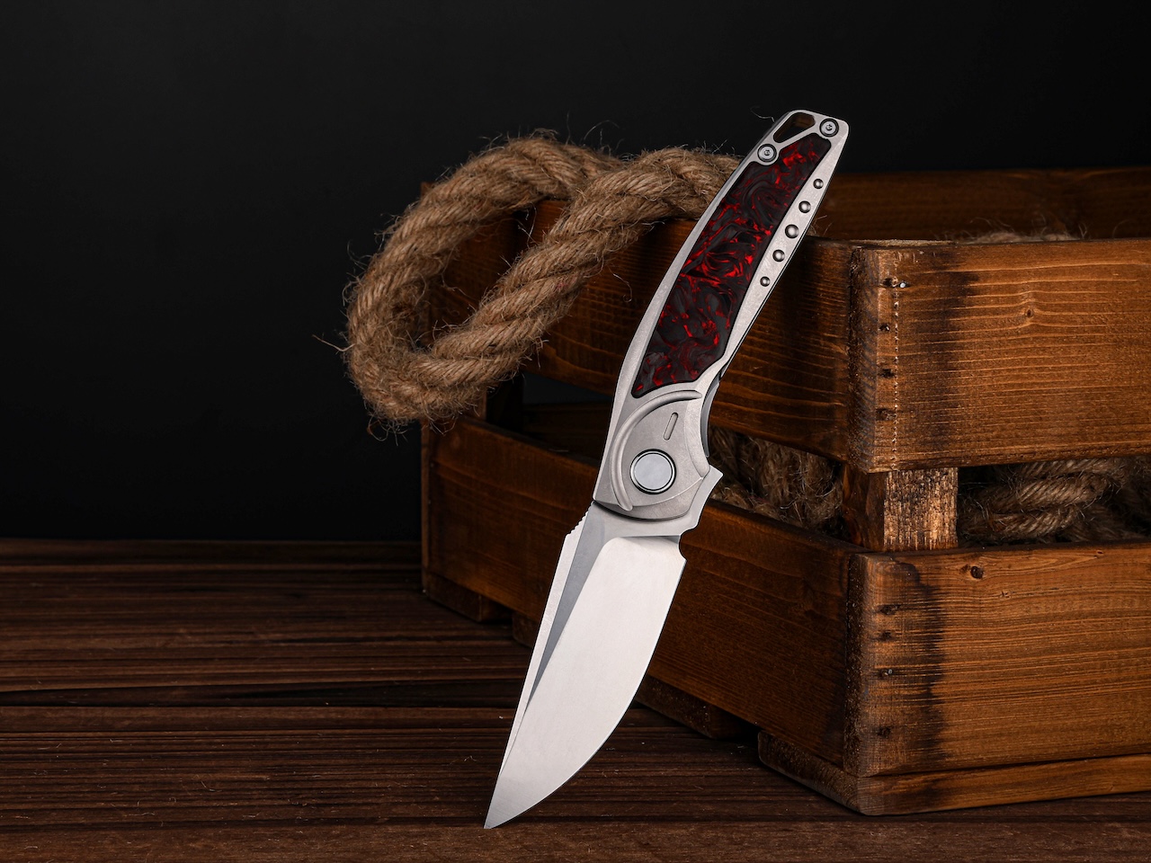 GraphiX Ti Carbon Folding Knife M390 D2 Blade Knife Review