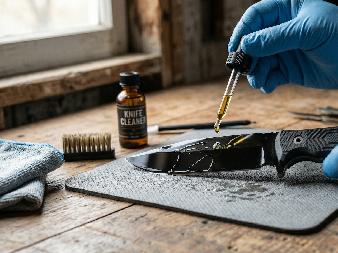 How to Care for a Fixed Blade Knife and Keep It Working for Years 2 - Oil the Blade Regularly