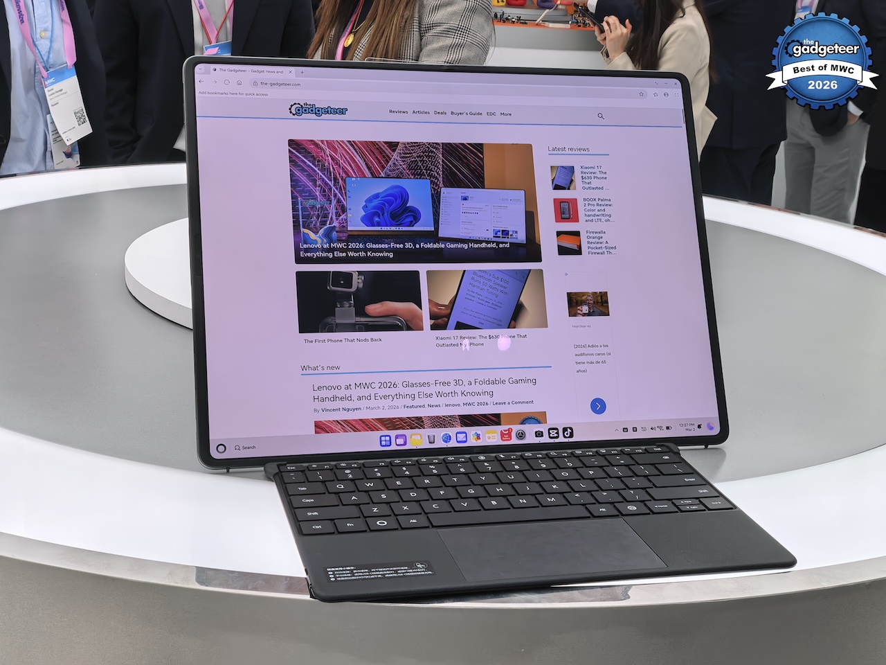 Huawei MateBook Fold Ultimate Design MWC 2026