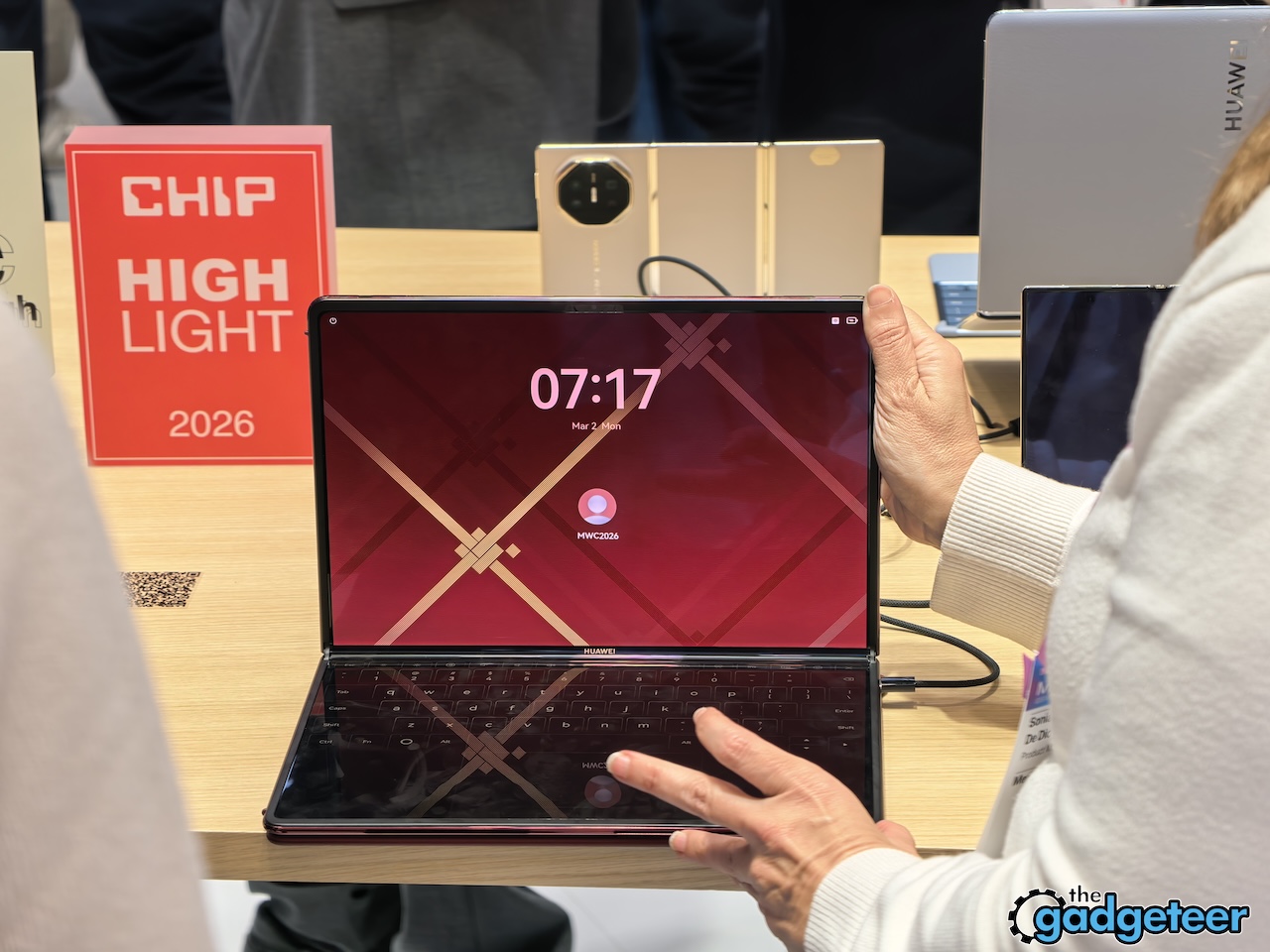 Huawei MateBook Fold Ultimate Design MWC 2026