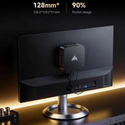 KAMRUI Pinova P1 Mini PC Mounted