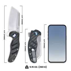 Kizer C01C Sheepdog XL Carbon Fibre V5488C3 Pocket Knife Buy Now