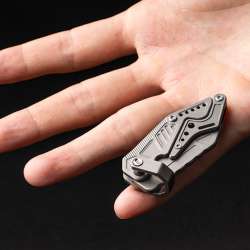 LINKFIN Compact Sliding-Link Knife Size