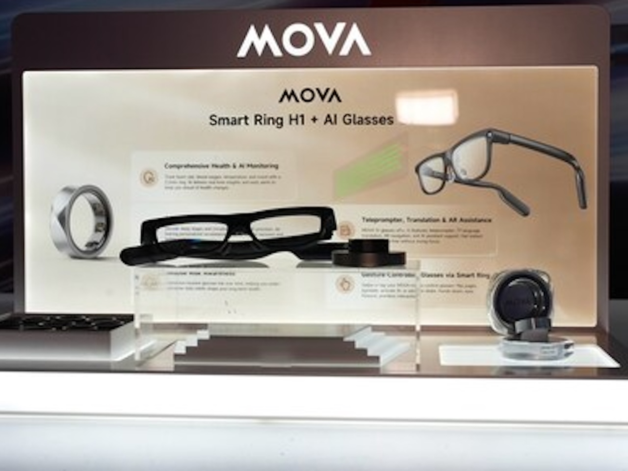 MOVA Smart Ring H1 MOVA Smart Glasses S1