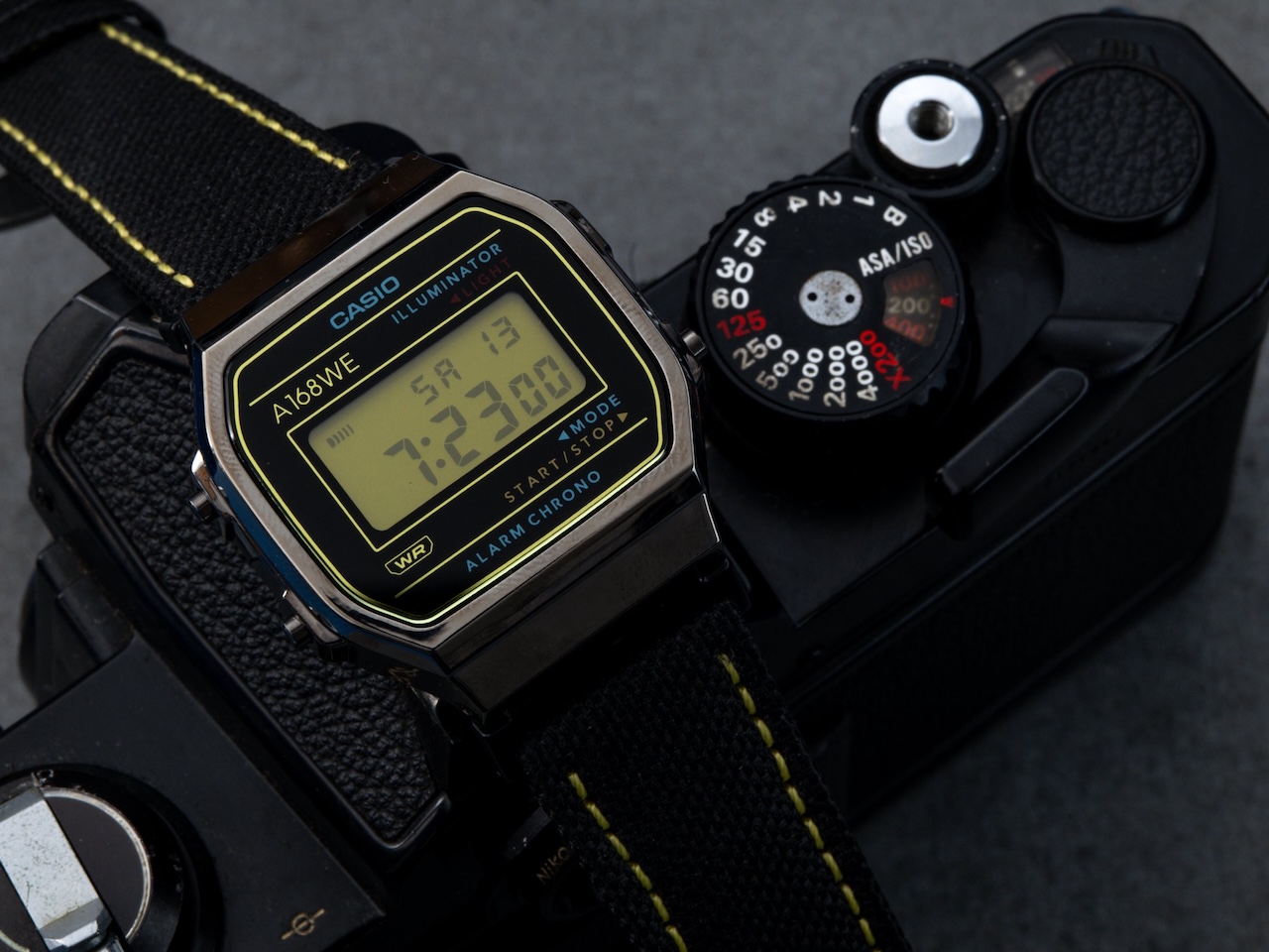N168 Casio Nikon Inspired Watch