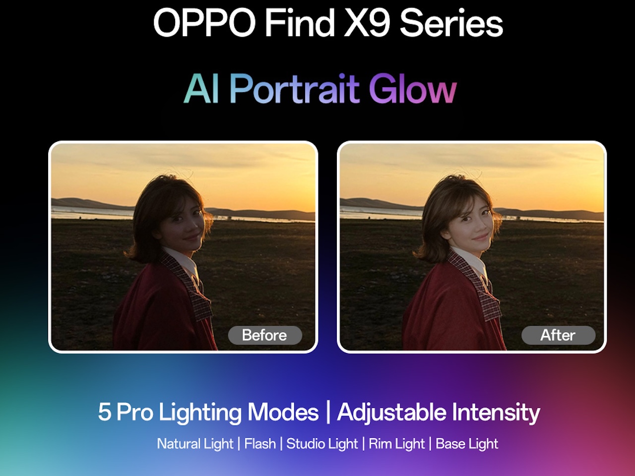 OPPO AI Portrait Glow