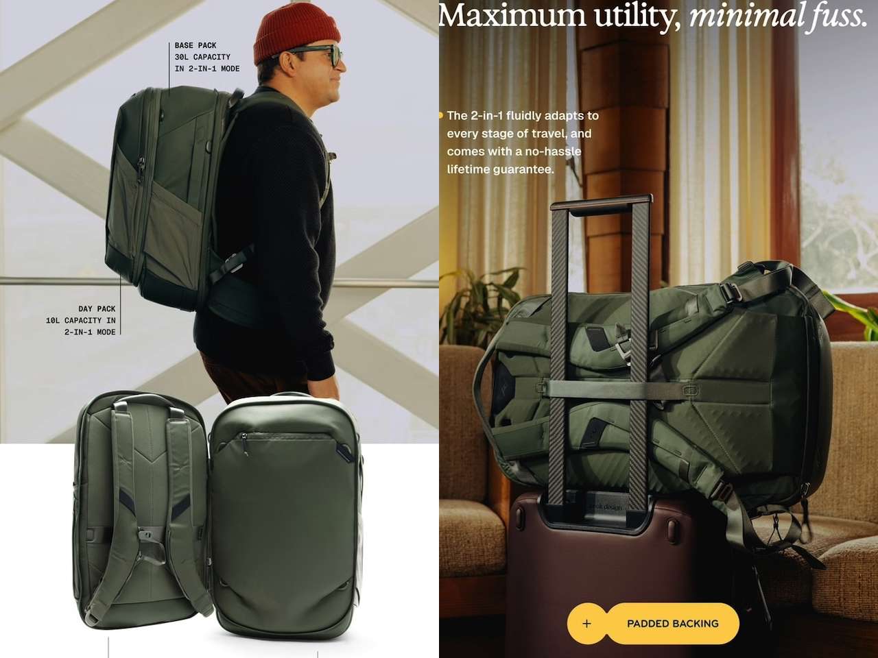 Peak Design Travel Backpack 2-in-1 Review