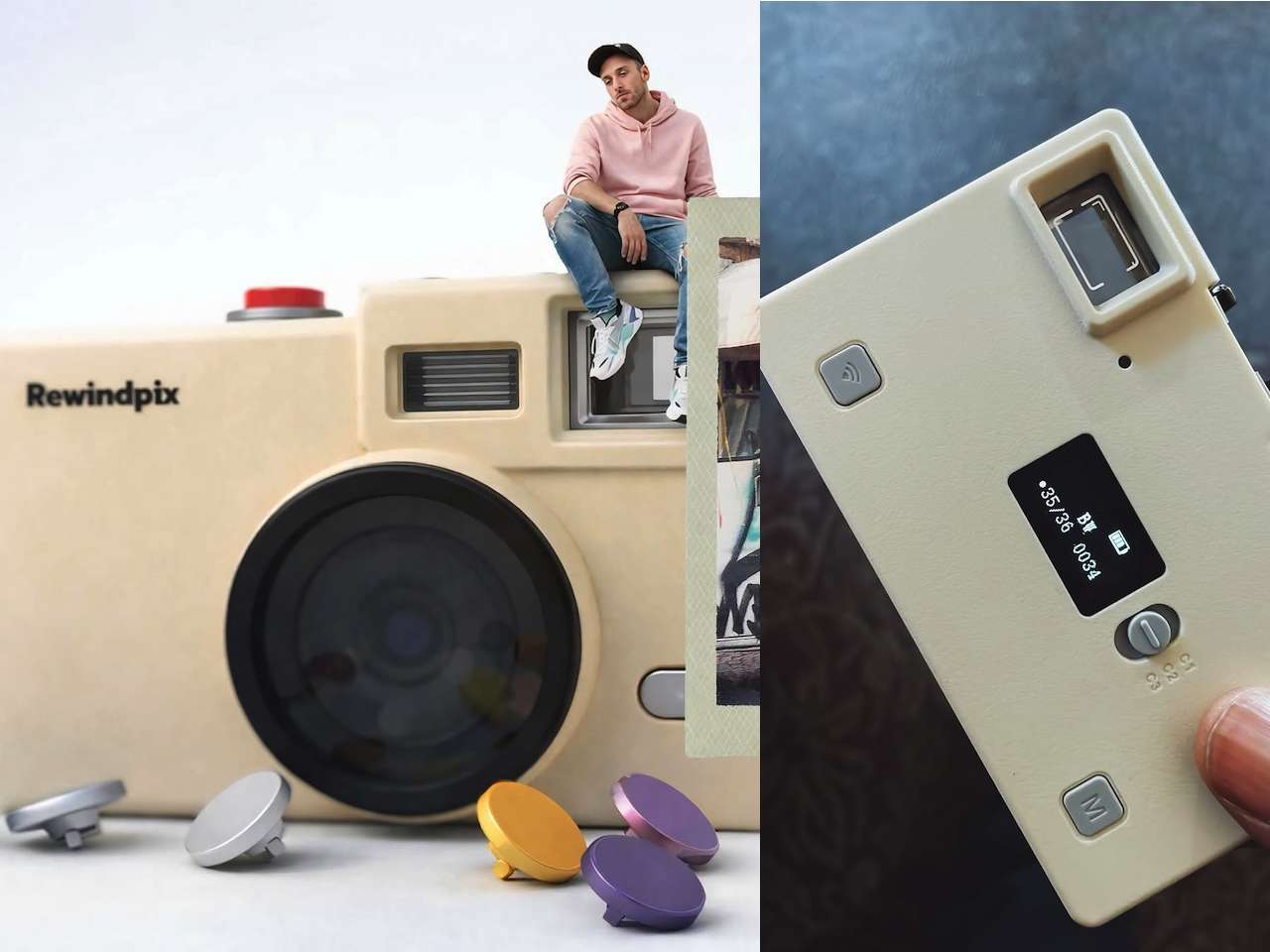 Rewindpix Non-disposable Digital Film Camera 4