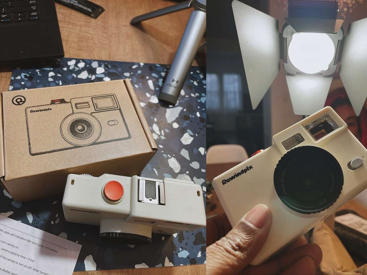 Rewindpix Non-disposable Digital Film Camera Product Description