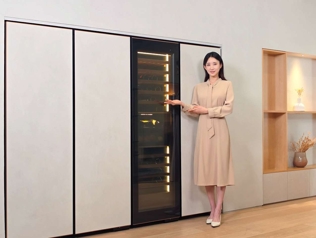 Samsung Infinite AI Wine Refrigerator Smart Home Appliances