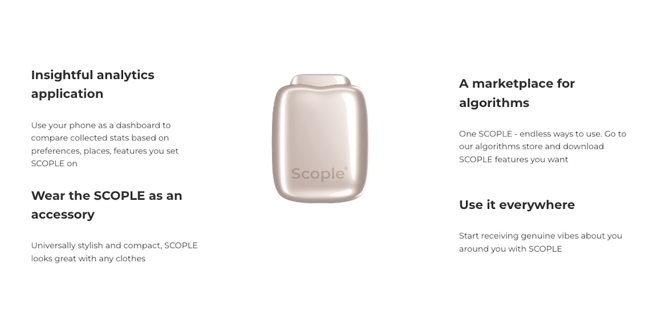Scople AI Device Features