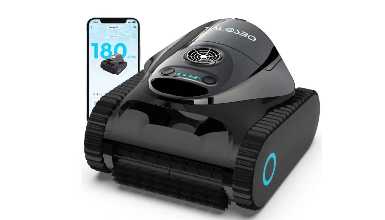 Talosbo C1 Cordless Robotic Pool Vacuum Cleaner 2 3