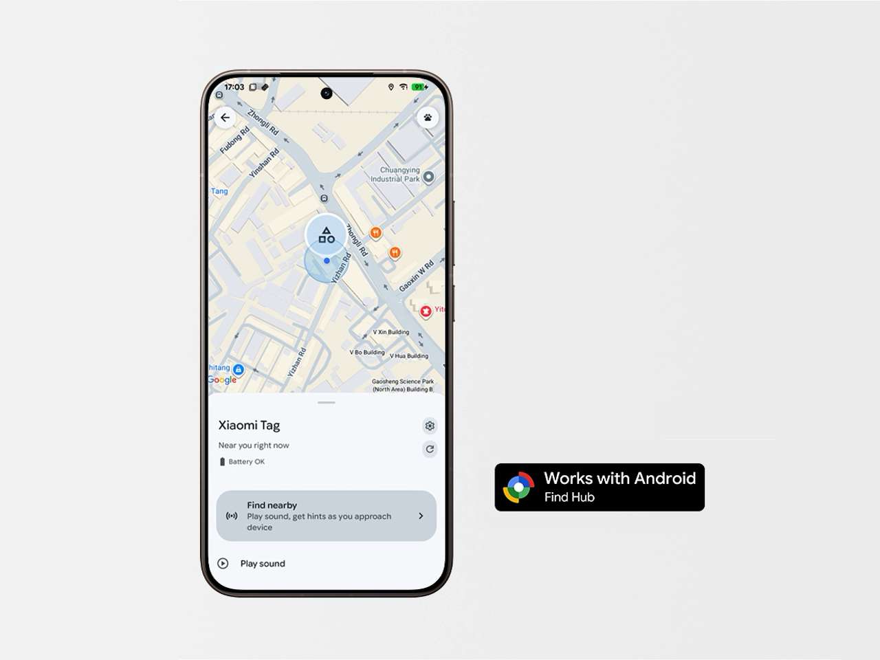 Xiaomi Android Find Hub