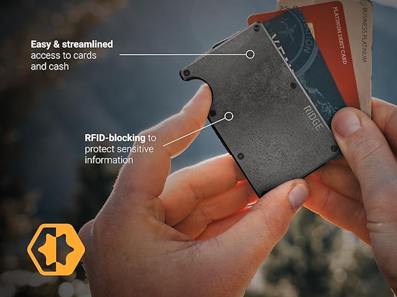 Ridge Wallet Titanium