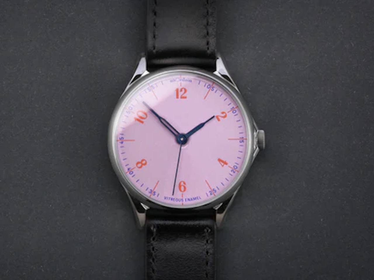Anordain Model 1 with vitreous enamel dial