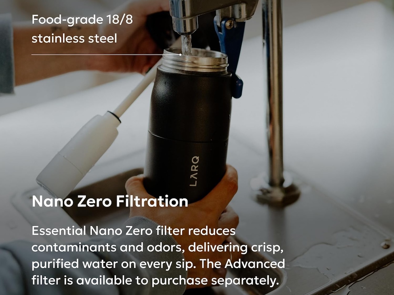 LARQ PureVis 2 Self Cleaning Water Bottle
